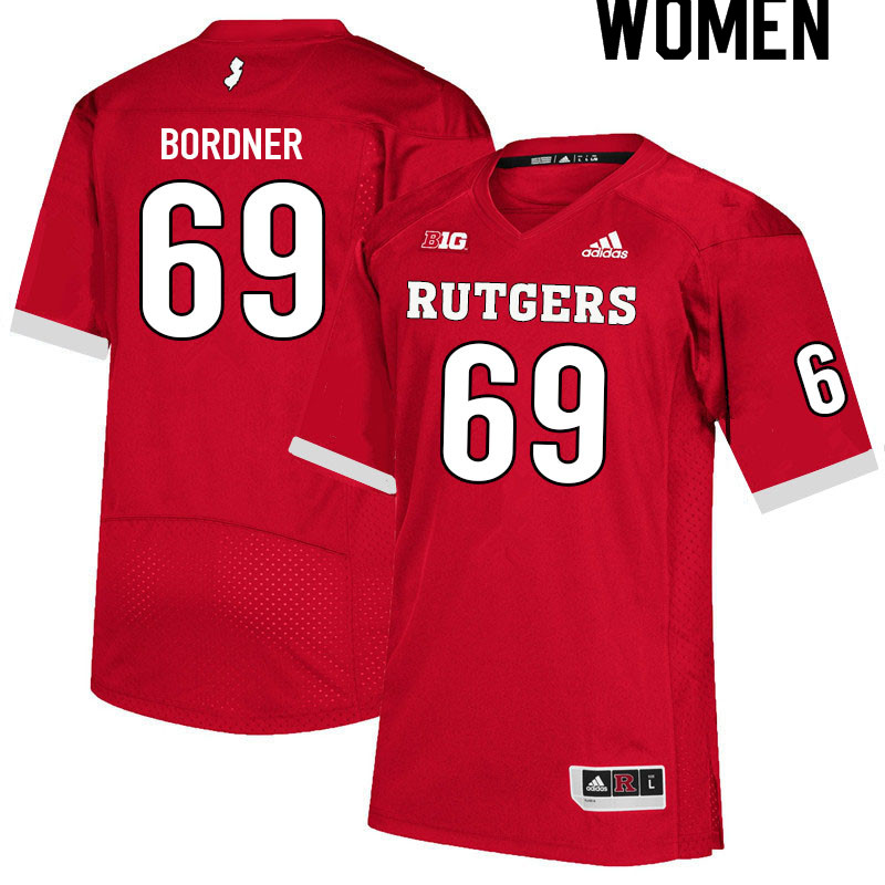 Women #69 Brendan Bordner Rutgers Scarlet Knights College Football Jerseys Sale-Scarlet